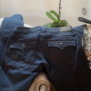True Religion sequin eagle jeans